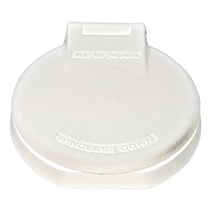 LEWMAR DECK FOOT SWITCH, WINDLASS DOWN, WHITE PLASTIC