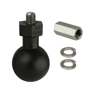 RAM MOUNT RAM TOUGH-BALL W/COUPLING NUT F/WEBOOST ANTENNAS