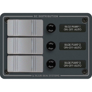 BLUE SEA 8665 CONTURA 3 BILGE PUMP CONTROL PANEL