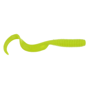 BERKLEY GULP! SALTWATER GRUB, 5", CHARTREUSE