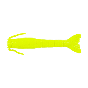 BERKLEY GULP! SALTWATER SHRIMP, 3", CHARTREUSE
