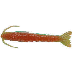 BERKLEY GULP! SALTWATER SHRIMP, 3", NUCLEAR CHICKEN