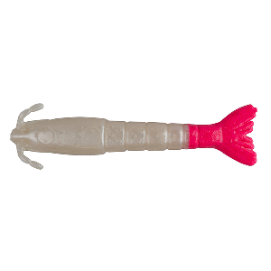 BERKLEY GULP! SALTWATER SHRIMP, 3", PEARL WHITE/PINK