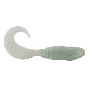 BERKLEY GULP! SALTWATER SWIMMING MULLET, 4", GREEN PRAWN