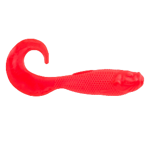 BERKLEY GULP! SALTWATER SWIMMING MULLET, 4", SALMON RED