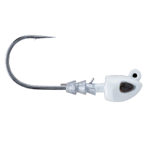 BERKLEY FUSION19 SWIMBAIT JIGHEAD, 5/0L, 3/4OZ, PEARL WHITE