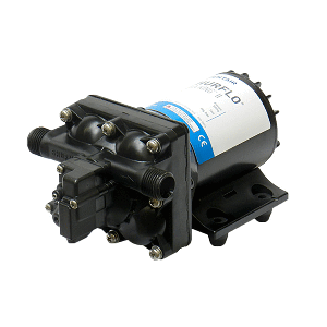 SHURFLO BY PENTAIR AQUA KING II STANDARD FRESH WATER PUMP, 24 VDC, 3.0 GPM