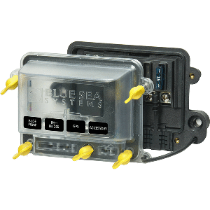 BLUE SEA 5056100, WATER RESISTANT ST-BLADE FUSE BLOCK W/COVER