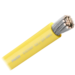 PACER YELLOW 2/0 AWG BATTERY CABLE, SOLD BY THE FOOT