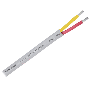 PACER 10/2 AWG ROUND SAFETY DUPLEX CABLE, RED/YELLOW, 500'