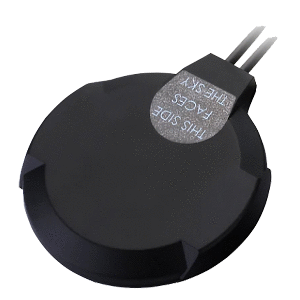 SIREN MARINE REMOTE CELLULAR & GPS ANTENNA, ADHESIVE MOUNT PUCK