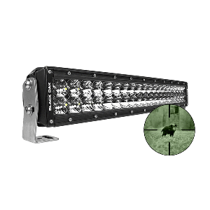 BLACK OAK PRO SERIES DOUBLE ROW COMBO INFRARED 20" 940NM LIGHT BAR, BLACK