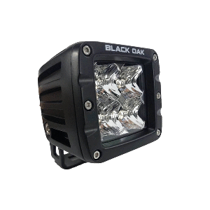 BLACK OAK 2" LED POD LIGHT, SPOT OPTICS, BLACK HOUSING, PRO SERIES 3.0