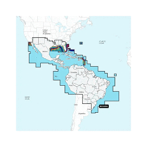 GARMIN NAVIONICS VISION+ NVSA004L -MEXICO, THE CARIBBEAN TO BRAZIL, INLAND & COASTAL MARINE CHARTS