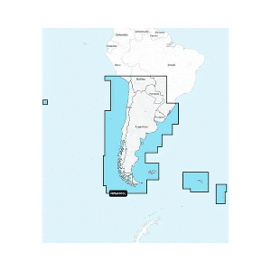 GARMIN NAVIONICS VISION+ NVSA005L, CHILE, ARGENTINA & EASTER ISLAND, MARINE CHARTS