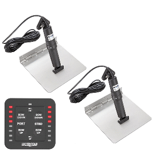 LECTROTAB XKA STAINLESS STEEL TRIM TAB KIT W/ONE-TOUCH CONTROL, 9 X 12