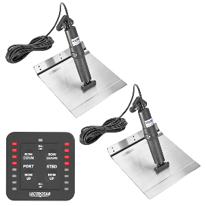 LECTROTAB XKA ALUMINUM ALLOY TRIM TAB KIT W/ONE-TOUCH CONTROL, 12 X 12