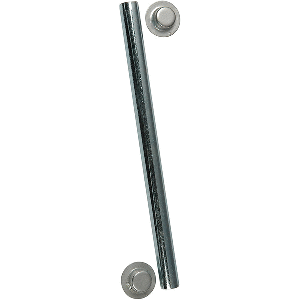 CE SMITH ROLLER SHAFT 5/8" X 13" W/CAP NUTS
