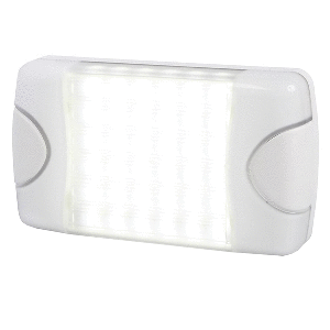 HELLA MARINE DURALED 36 INTERIOR/EXTERIOR LAMP, WHITE/WHITE CLAMSHELL