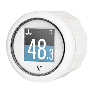 VERATRON 52MM (2-1/16") VIEWLINE FLEX GAUGE, J1939, WHITE
