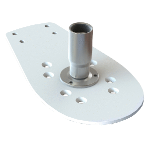 SEAVIEW STARLINK MODULAR TOP PLATE W/STARLINK STAINLESS STEEL 1"-14 THREADED ADAPTER & STAINLESS STEEL BASE