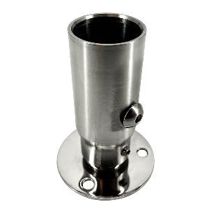 SEAVIEW STARLINK STAINLESS STEEL 1"-14 THREADED ADAPTER & STAINLESS STEEL FIXED BASE