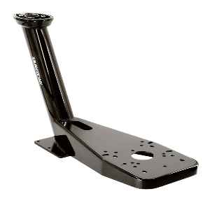 SEAVIEW 23.75" PRE-DRILLED DUAL MOUNT F/OPEN ARRAY RADARS UP TO 4.5', BLACK, TOP PLATE REQUIRED