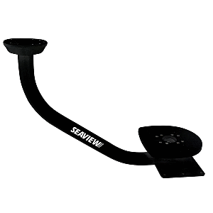 SEAVIEW 28" PRE-DRILLED DUAL MOUNT F/OPEN ARRAY RADARS UP TO 4.5', BLACK, TOP PLATE REQUIRED