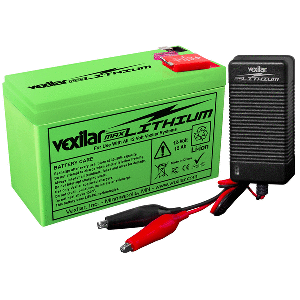 VEXILAR 12V, 12 AH MAX LITHIUM BATTERY W/V-420L RAPID CHARGER