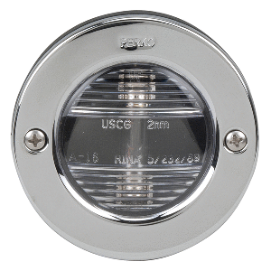 PERKO VERTICAL MOUNT STERN LIGHT 12VDC W/STS BEZEL