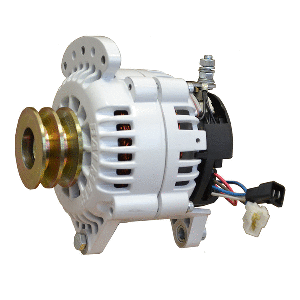 BALMAR ALTERNATOR 120 AMP 12V 3.15" DUAL FOOT SADDLE DUAL PULLEY W/ISOLATED GROUND