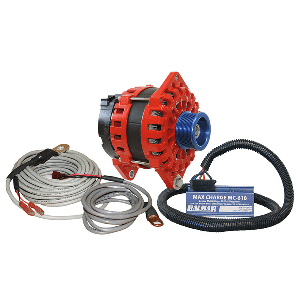 BALMAR ALTERNATOR 250 AMP KIT 12V 3.15" DUAL FOOT SADDLE J10 PULLEY REGULATOR & TEMP SENSOR