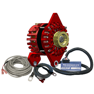 BALMAR ALTERNATOR 170 AMP KIT 12V 4" DUAL FOOT SADDLE K6 PULLEY REGULATOR & TEMP SENSOR