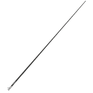 SHAKESPEARE 5104 4' CLASSIC VHF ANTENNA W/15' RG-58 CABLE, BLACK