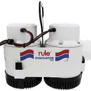 RULE 7700D GPH EVACUATOR HIGH VOLUME UTILITY PUMP, 12V