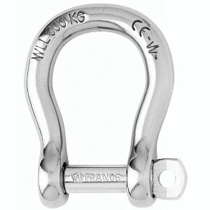 WICHARD NOT SELF-LOCKING BOW SHACKLE, 16MM DIAMETER, 5/8"