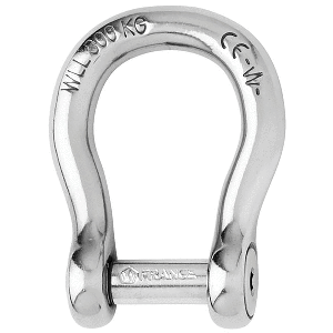 WICHARD SELF-LOCKING ALLEN HEAD PIN BOW SHACKLE, 10MM DIAMETER, 13/32"
