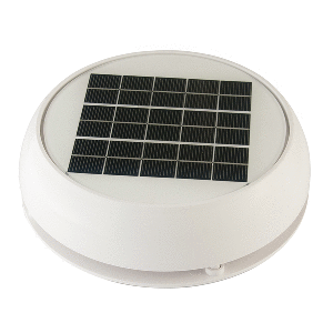 MARINCO DAY/NIGHT SOLAR VENT 4", WHITE