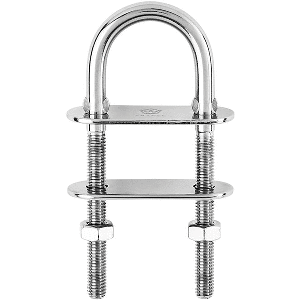 WICHARD U-BOLT PAD EYE, 10MM DIAMETER, 25/64", 110MM LENGTH, 4-21/64"