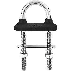 WICHARD BLACK WATERTIGHT U-BOLT, 10MM DIAMETER, 25/64", 90MM LENGTH, 3-35/64"