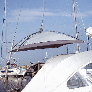BLUE PERFORMANCE FREE HANGING SUNSHADE, LARGE