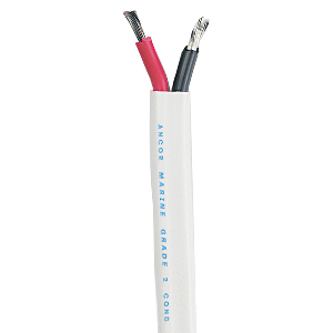 ANCOR STANDARD DUPLEX CABLE, FLAT 16/2 AWG, 2 X 1MM2 RED/BLACK -SOLD BY THE FOOT