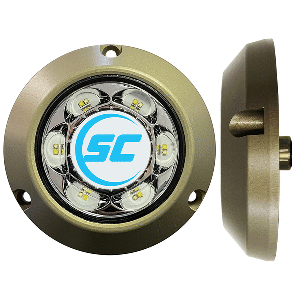 SHADOW-CASTER SC3 SERIES UNDERWATER LIGHT, LIGHT BLUE/WHITE