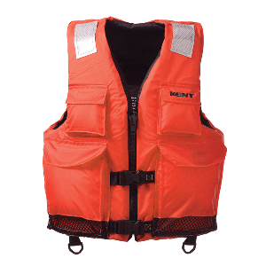 KENT ELITE DUAL-SIZED COMMERCIAL VEST, L/XL, ORANGE