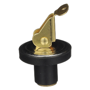 ATTWOOD LIVEWELL/BAILER DRAIN PLUG, 1/2"