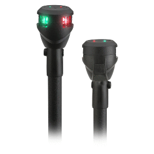 ATTWOOD LIGHTARMOR FAST ACTION BI-COLOR POLE LIGHT, 14" & 2-PIN