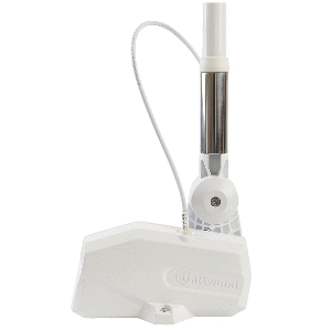 ATTWOOD POWERBASE ANTENNA, WHITE POWERED FOLD-DOWN ANTENNA BASE