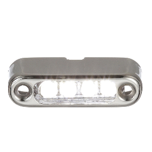 ATTWOOD WHITE LED MICRO LIGHT W/STAINLESS STEEL BEZEL & VERTICAL MOUNT