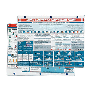 DAVIS QUICK REFERENCE NAVIGATION RULES CARD