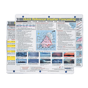 DAVIS QUICK REFERENCE WEATHER FORECASTING CARD